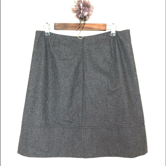 J.Crew wool grey skirt - Picture 2 of 8
